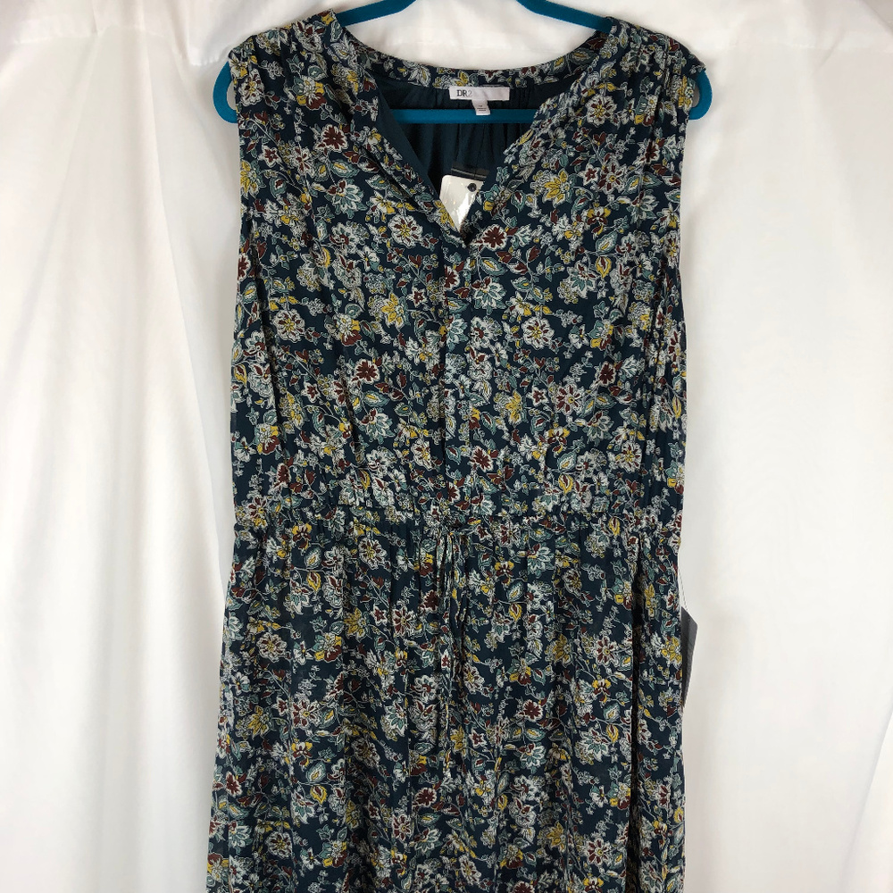 DR2 by Daniel Rainn Sleeveless Teal Maxi Dress - Picture 4 of 8